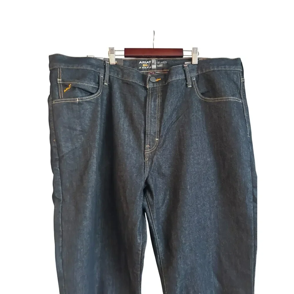 Ariat Work Men’s Rebar M4 Flannel Lined DuraStretch Jeans Size 44 x 36 NWT